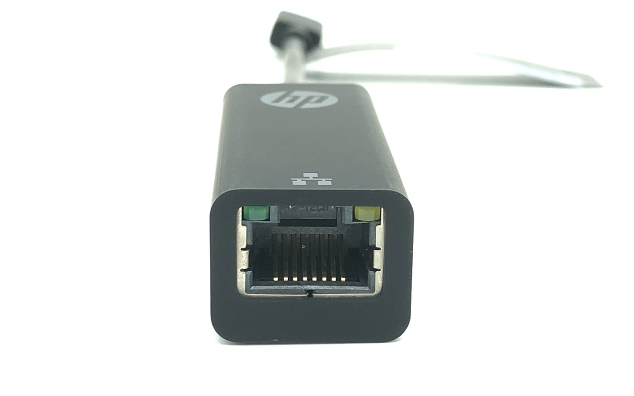 惠普hp USB-C to RJ-45千兆以太网卡 转接器855307-001 V7W66AA RTL8153 USB Type-C to RJ-45 Adapter