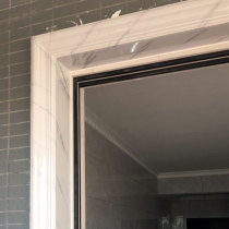  Door cover finished product custom door frame edging Balcony passageway door hole decorative border tile imitation marble material 12cm