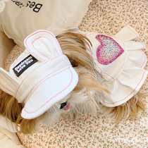 Pet Dog Dog Hat Mini Dog Teddy Bib Bear Sun Hat Cat Mitten Ears Puppy Dog Duck Tongue Baseball Cap Headwear