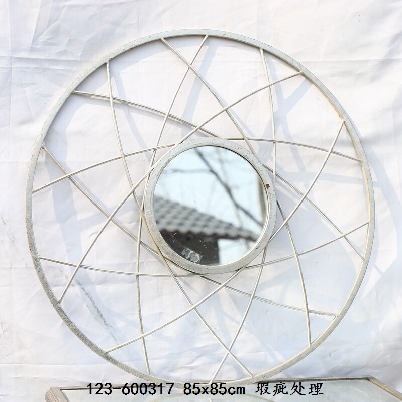 Декоративные зеркала 孤品集合-绝美设计独特造型彷铜铁艺木质雕花覆古装饰镜浴室挂镜