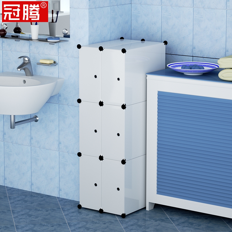 Wardrobe partition layered rack bedroom floor-to-ceiling rack plastic household double-layer rack finishing rack gap rack
