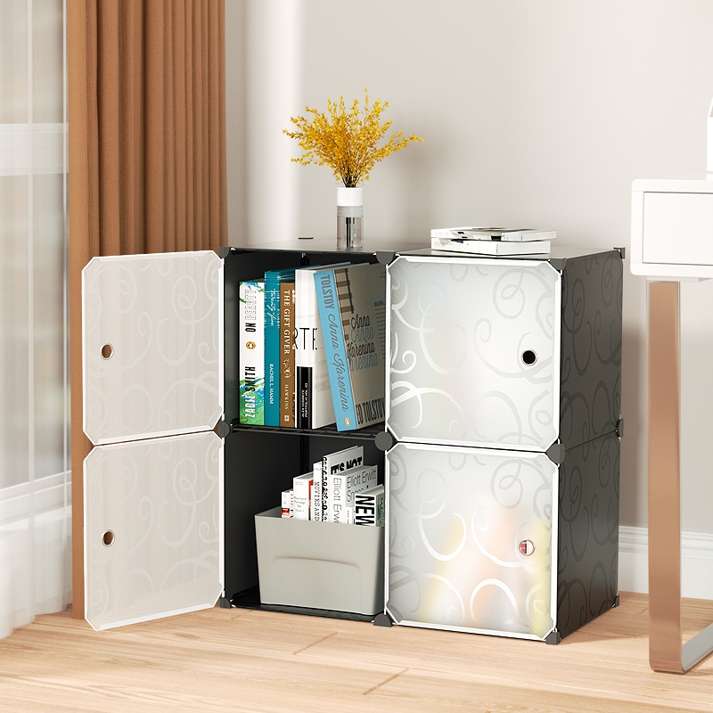 High school students bookshelves Brief floor Floor Lattice Cabinet Bedrooms Dorm Room Dorm Room Classroom class shelkers junior high school bookcases 