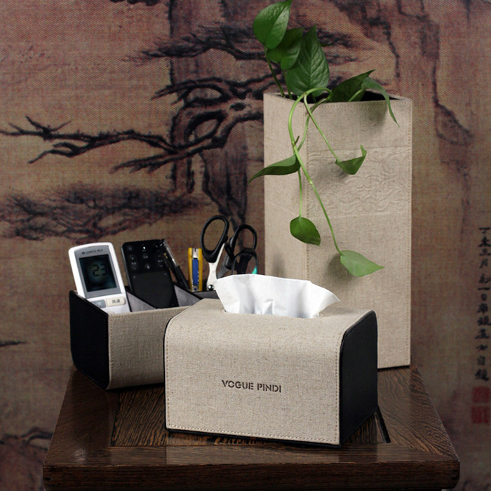 Pint numb vegetarian elegant Chinese style minimalist wind creativity Living room Bedroom number Arc Tabletop Extraction Toilet Paper Towel Box