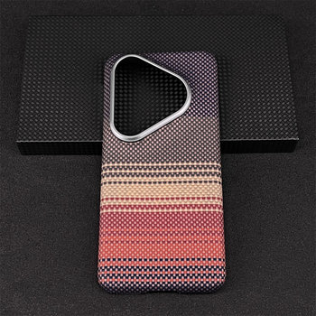 Suitable for Huawei Pura80 Phone Case P80Pro Ultra-Thin Pro+ Kevlar Phone Case Aramid Fiber Carbon Fiber Protective Cover Ultra Full-Cover Hard Case Business New Ultra-Thin Magnetic Suction
