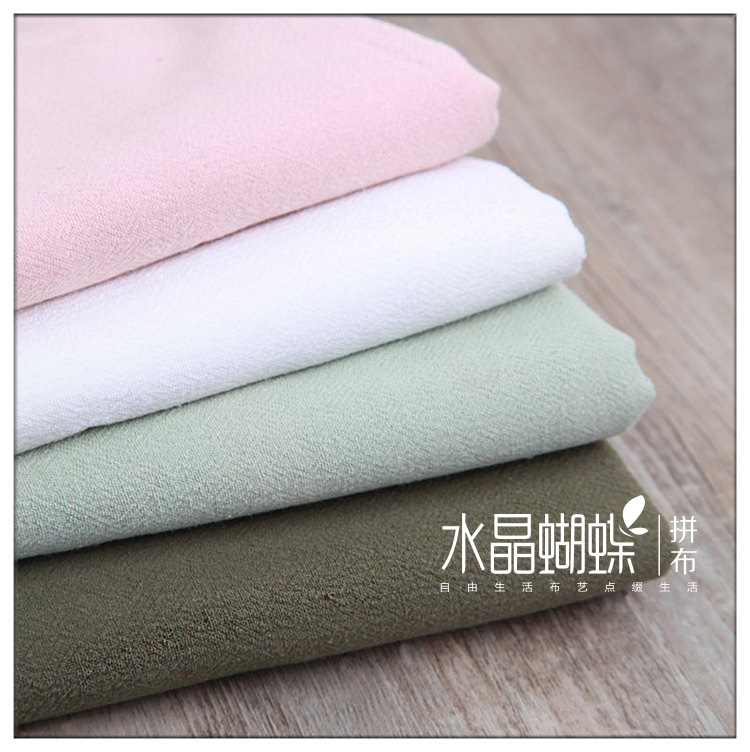 Một phần tư mét thủ công DIY kẹo mềm bằng gỗ len 8 màu Vải nhuộm Nhật Bản vải cotton vải cotton dày