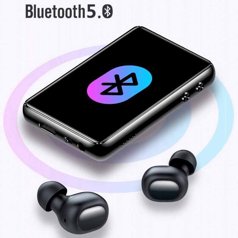 Support for Huawei Xiaomi Bluetooth Foreign release mp3 Small portable with body listening student version MP4 Full Screen mp6