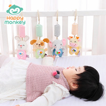 Baby stroller pendant baby 0-3-6 months bed bell rattle plush little boy and girl soothing 1 year old vocal toy