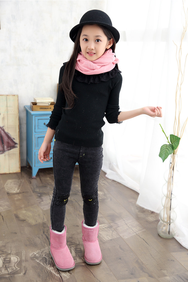 Pantalon fille en toile - Ref 2062049 Image 17