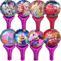 Special magic balloon stick Childrens cartoon balloon mall Kindergarten Christmas snowman handheld stick selection
