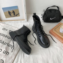 Martin boots Summer thin womens wave ins2022 years new spring autumn single boots 100 hitch Inn wind retro short boots