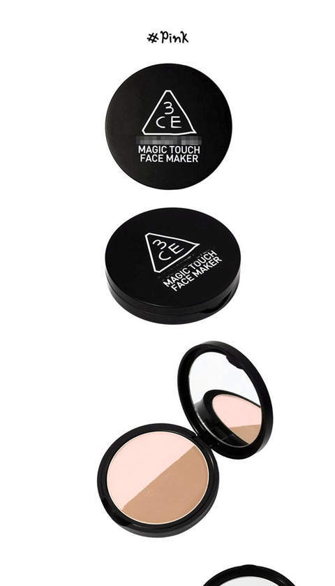 Hàn Quốc chính hãng stylenanda 3CE năng lực sửa chữa hai màu bột bóng mũi, tằm nằm, phấn highlight highlight mắt