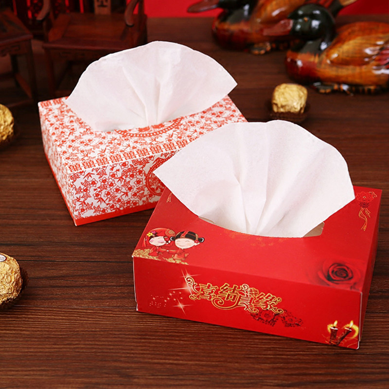 Wedding Wedding Supplies Disposable Paper Towel Extractable Toilet Paper Wedding Banquet Napkins Aperitif Hotels Paper Towels for Festive Face Towels