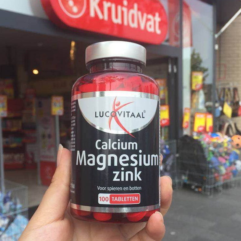 Holland Garden Store lucovitaal calcium magnesium zinc 100 capsules on muscle and bone help the elderly 1 bottle of tax