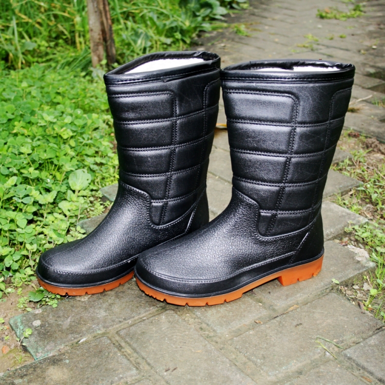 Chaussures - bottes caoutchouc homme pour hiver - semelle tendon - Ref 972812 Image 23
