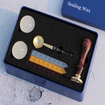 Custom paint seal iron box set envelope seal DIY pattern name text LOGO seal