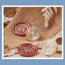 Fire paint seal head student DIY personality hand account letter series European retro invitation envelope diary wax seal