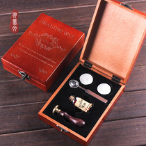European Retro Harry Potter Hot Paint Seal High-grade Wooden Box Wax Set Hand Account Creative Gift Envelope Seal