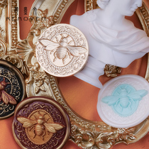 Embossed hot paint seal copper head sealing wax decoration wedding seal gift envelope sealing invitation letter hand account gift box