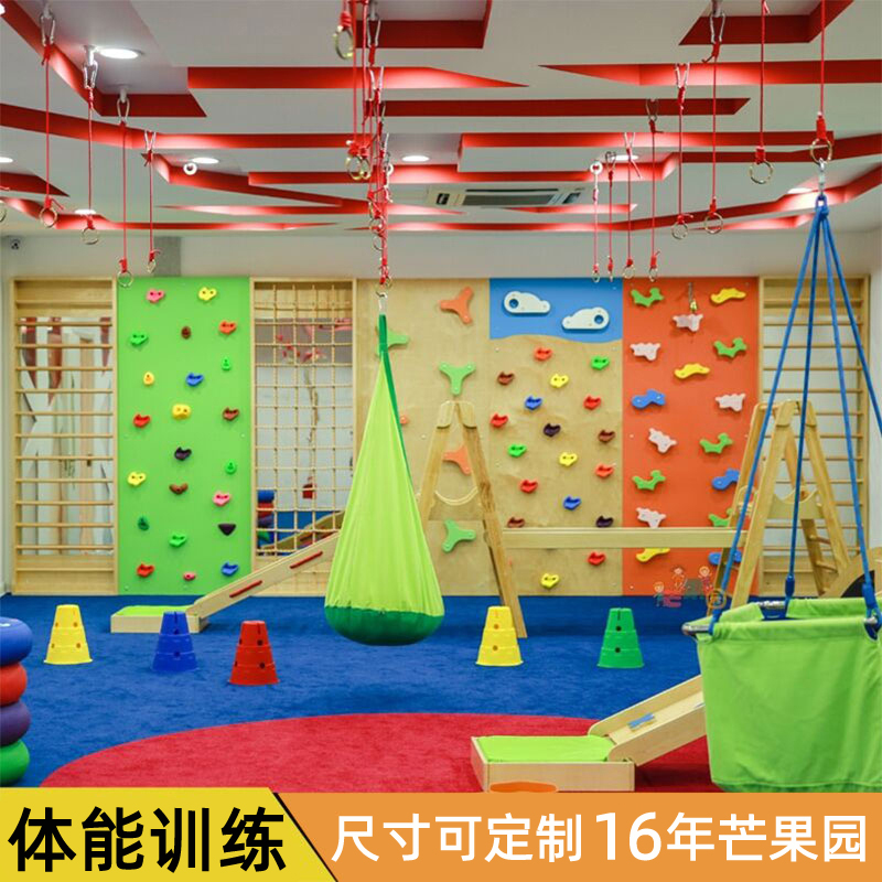 Children's rock climbing wall climbing frame Physical equipment Early Classroom Teach Toys Home Sports Sensation Training Mangorchard-Taobao