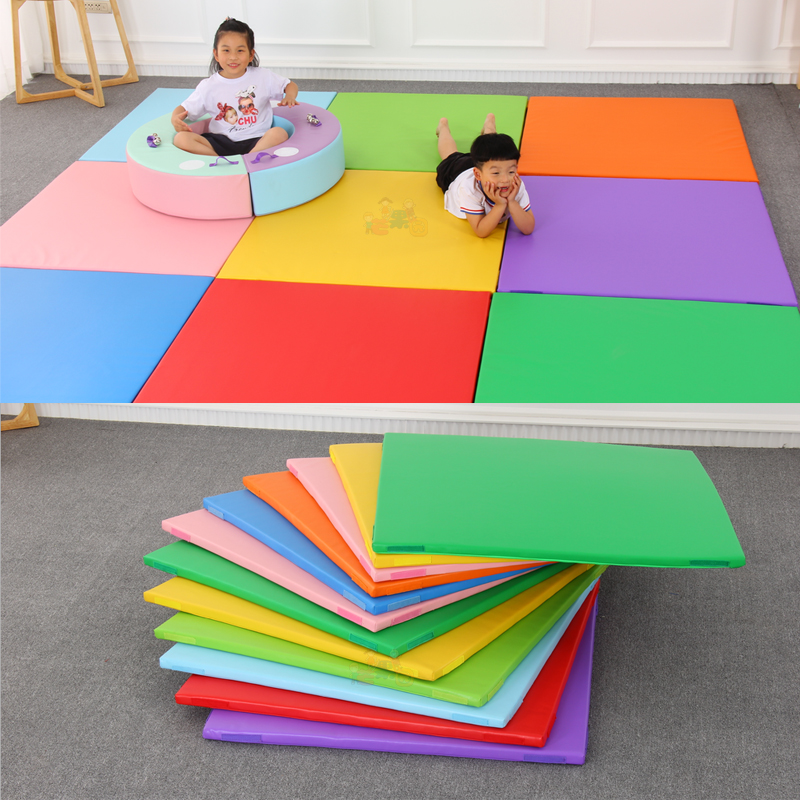 European standard soft mat Early education center Indoor sensory integration training Children's mat Children's big mat Soft package equipment facilities
