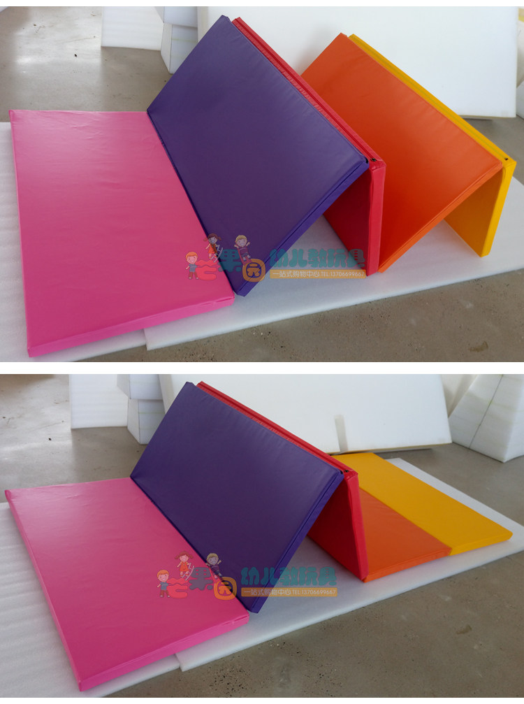 Развивающий коврик для ползания 儿童体能训练运动馆软体彩虹爬爬地垫四折垫五折叠婴儿拼接爬行垫 OTHER