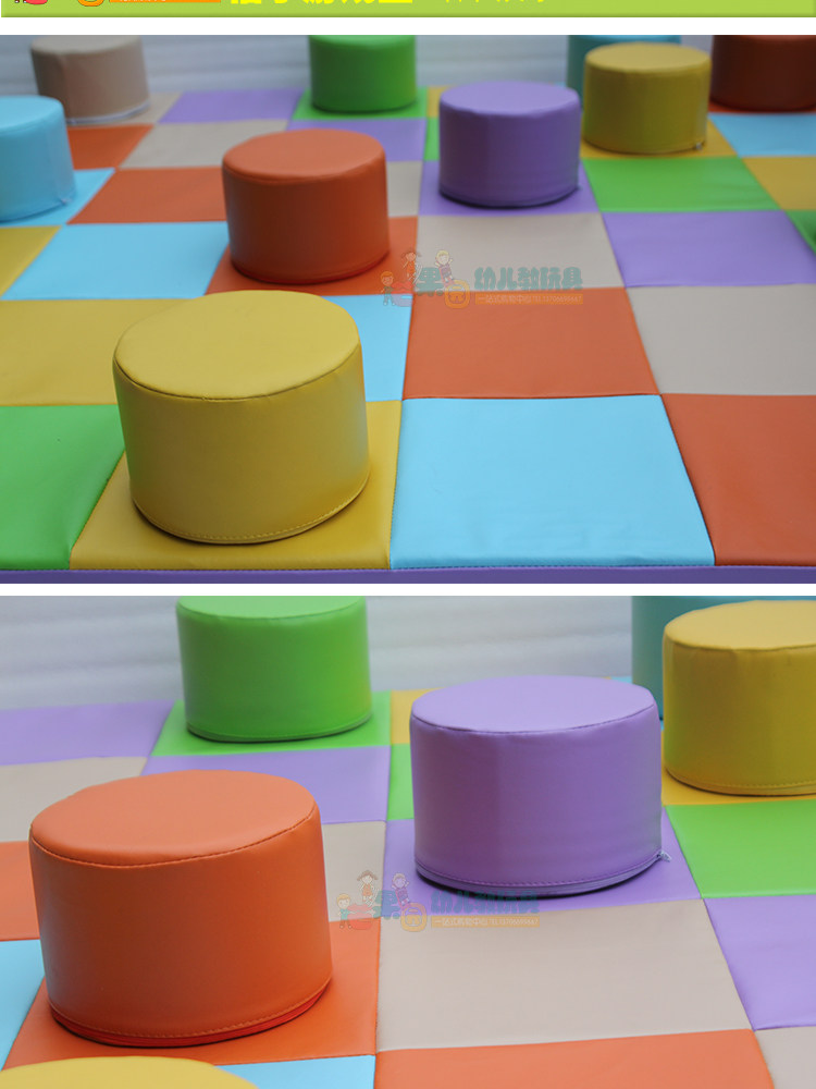 Развивающий коврик для ползания 早教中心儿童游戏垫格子积木爬行地垫颜色拼接爬爬垫感统训练垫子 Other