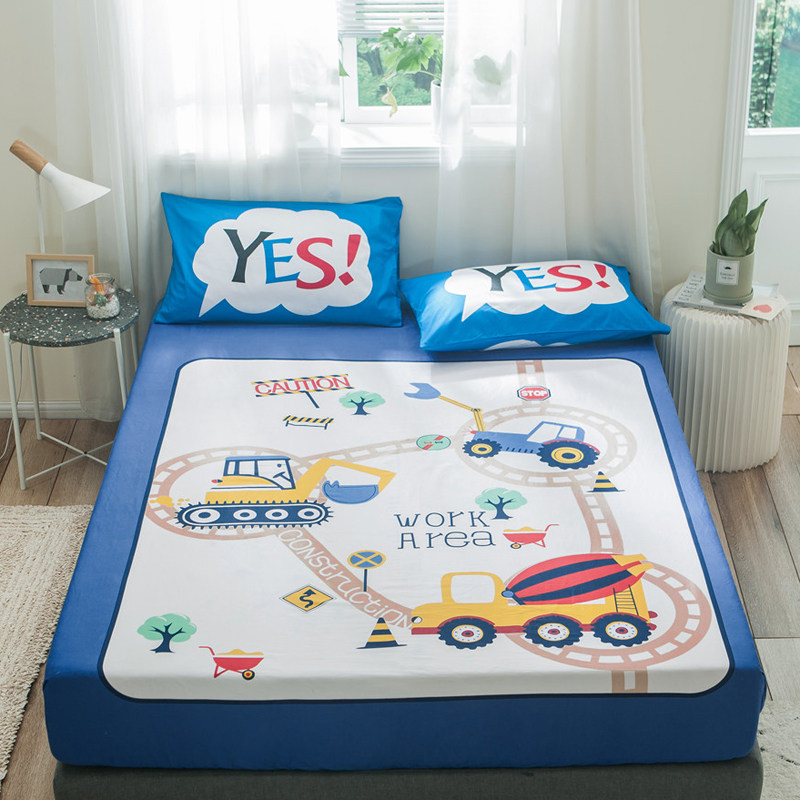 Cotton sheets and mattresses, palm mattress covers, dust covers, Simmons cartoon children's cotton sheets and mattresses