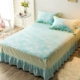 Khăn trải giường bằng vải cotton loại giường đơn mảnh Khăn trải giường bằng vải trải giường 1,8 m 1,5m Giường ngủ váy trượt bảo vệ váy giường