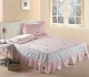 Khăn trải giường bằng vải cotton phong cách mùa hè Khăn trải giường bằng vải bông trải giường 1,8 m 1,5m chống trượt ga giường viền ren