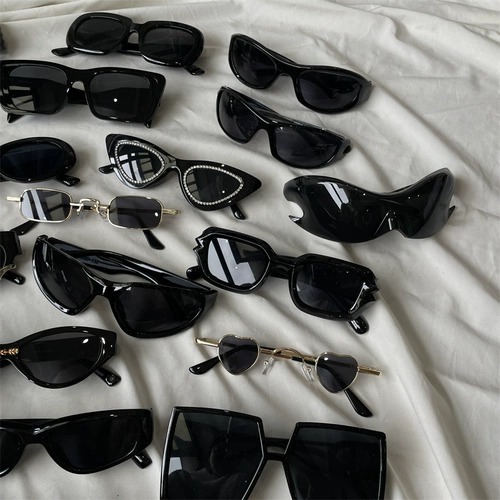 Базовые черные очки на солнечной энергии, европейский стиль, кошачий глаз