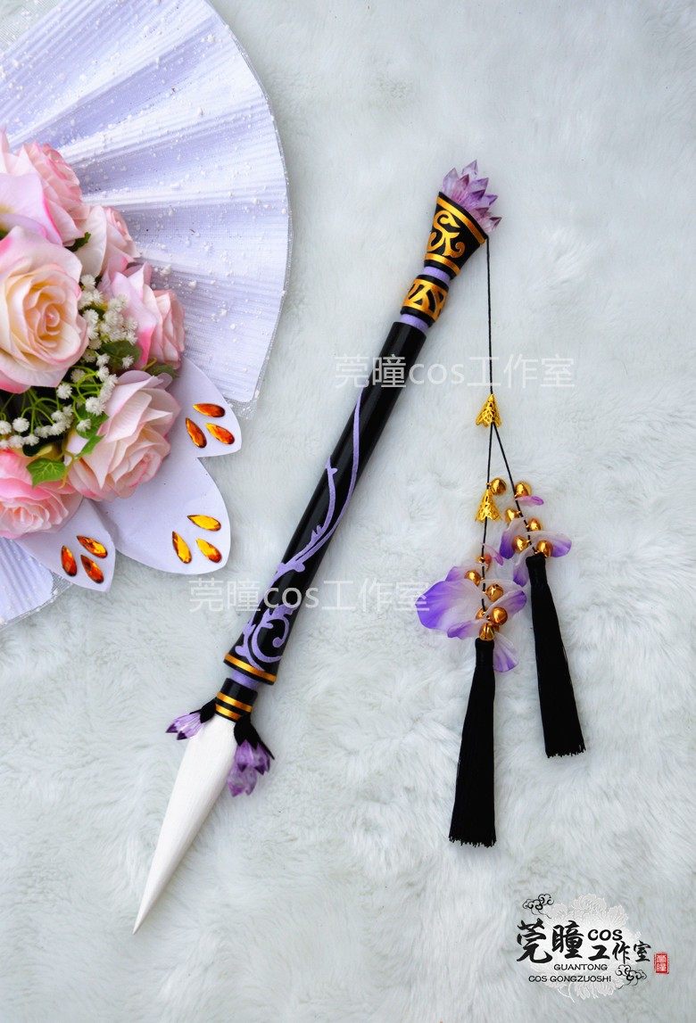 剑侠情缘三 剑网3 万花小橙武cos道具万花武器铃兰语