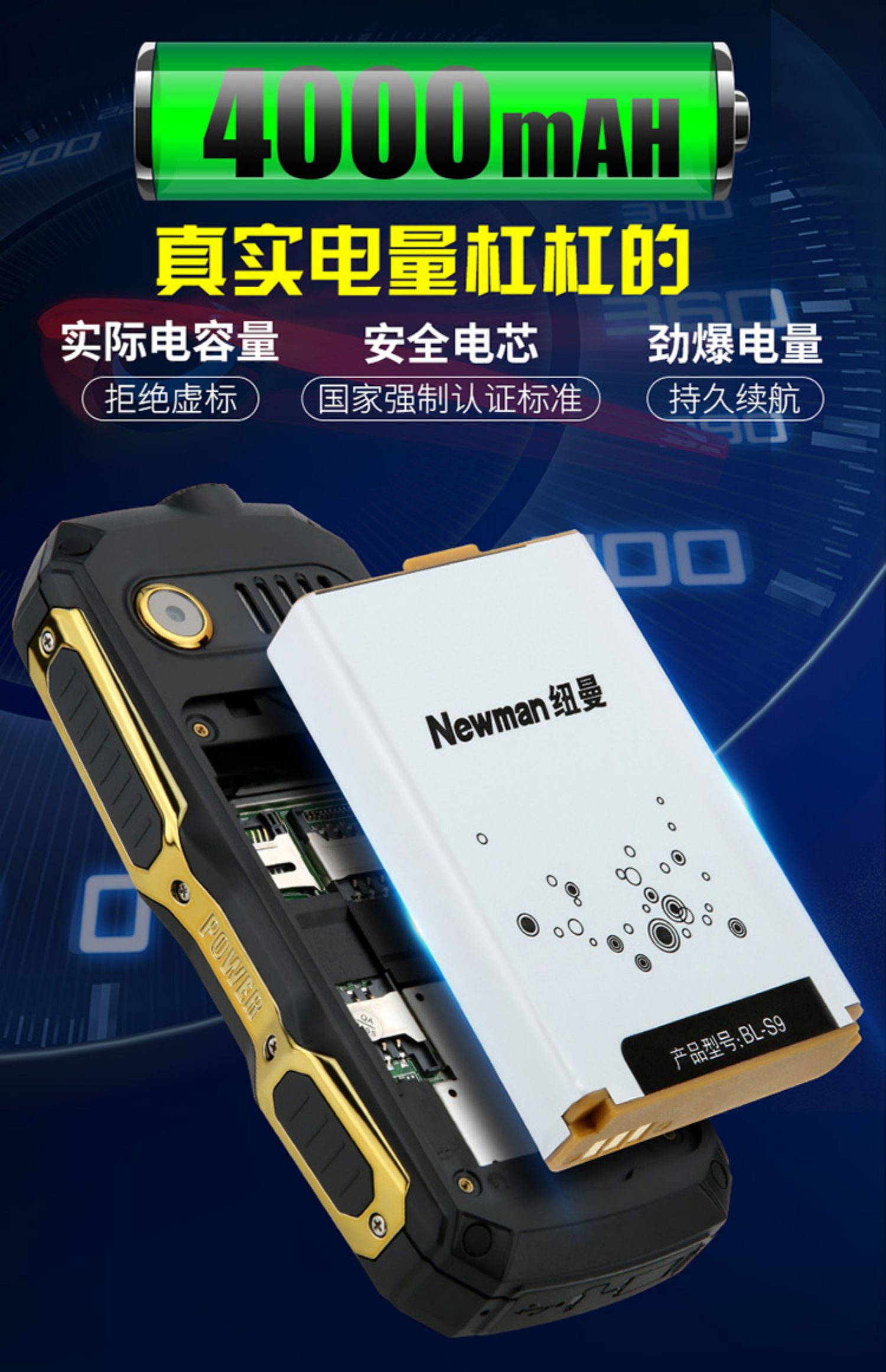 Authentic Newman full Netcom 4G Unicom quân đội ba điện thoại thông minh chống đàn ông cũ điện thoại di động dài chờ viễn thông lớn màn hình lớn Land Rover Nokia máy bay chiến đấu điện cũ Huawei Samsung - Điện thoại di động dien thoai xiaomi