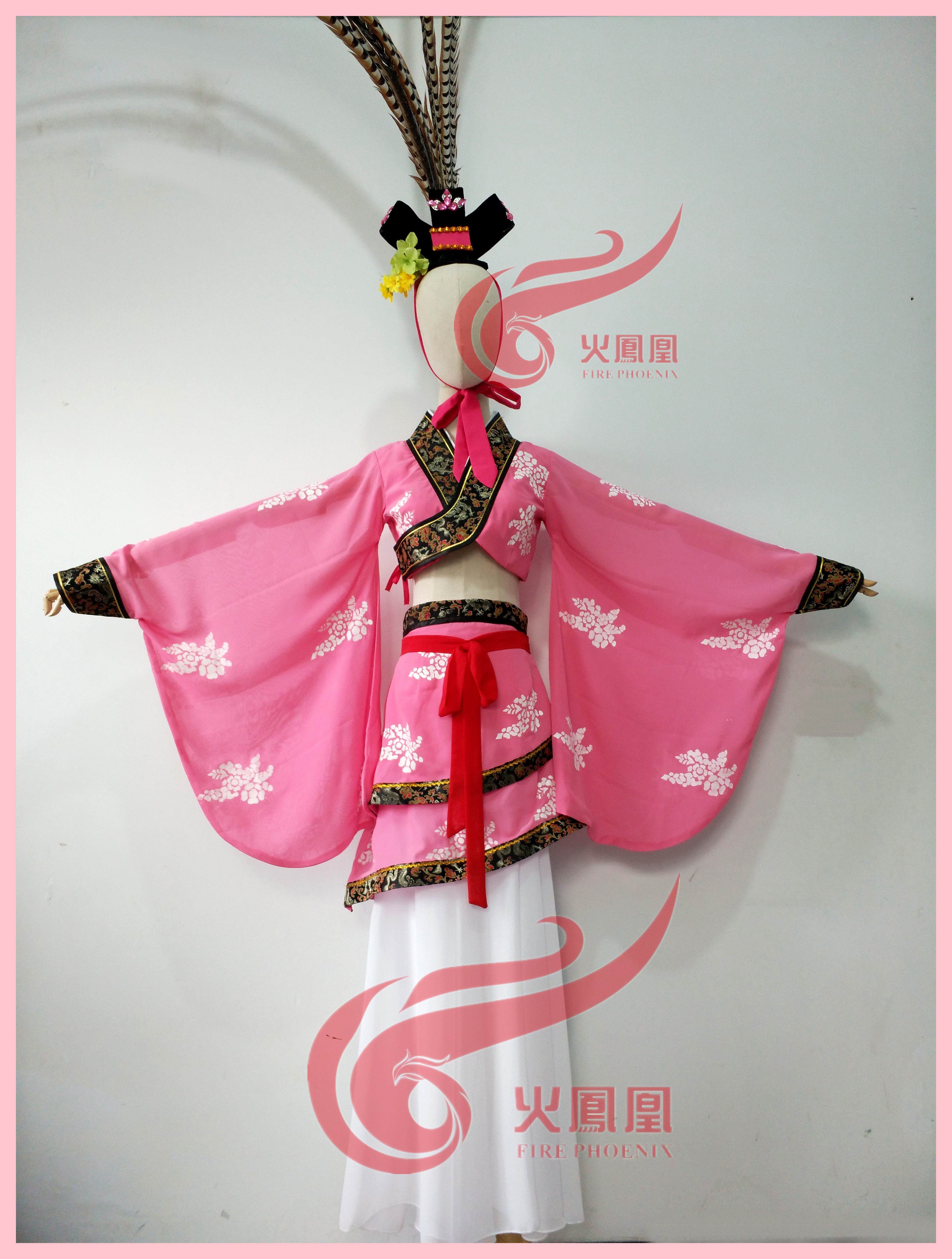 Original Beijing Dance Academy Classical Dance Women's Group Dance Chuo Waist Dance Costumes Dress Rehearsal Costumes