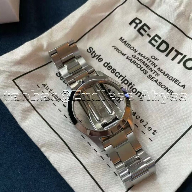 Endlessabyss Mmm Style Co-Branded Hollow Watch Bracelet Eye-Catching Niche Design Strap Chain Bracelet