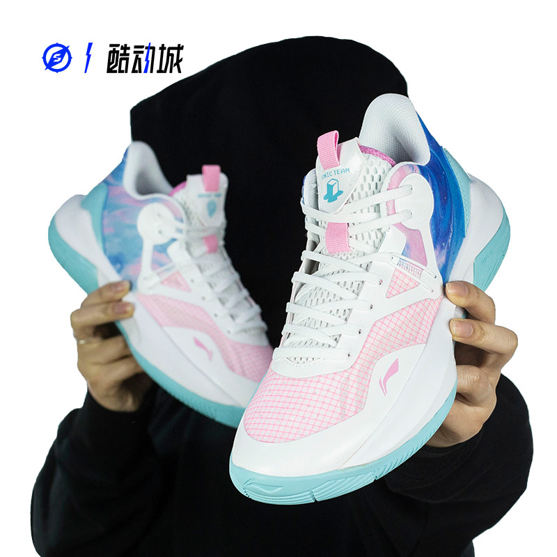 Compass LINING Li Ning Sonic 9 generation middle and low help actual combat basketball shoes male ABPS023-1 ABPR017