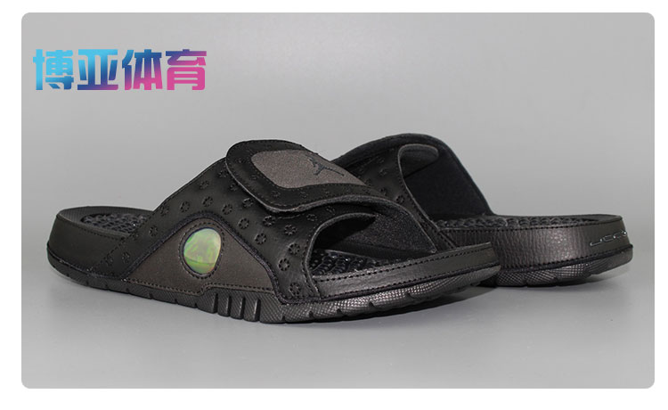 Boya Sports JORDAN HYDRO XIII RETRO Đen Đỏ Dép nam thể thao giản dị 684915 dép sầu riêng