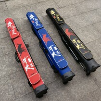 Haixiang bracket bag 2 layer 2 skewers bag 128cm fishing tackle bag fishing bag fishing bag hard case pole bag fishing