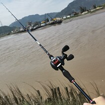 Dijia New Red Sword Luya rod straight handle gun handle black pole super hard carbon long cast 2021 long section Japanese fishing gear