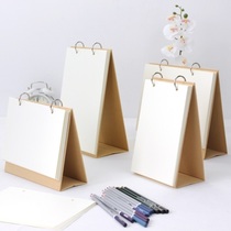 Blank desk calendar can replace sketch paper vertical 8 inch painting office watercolor paper calendar page notepad