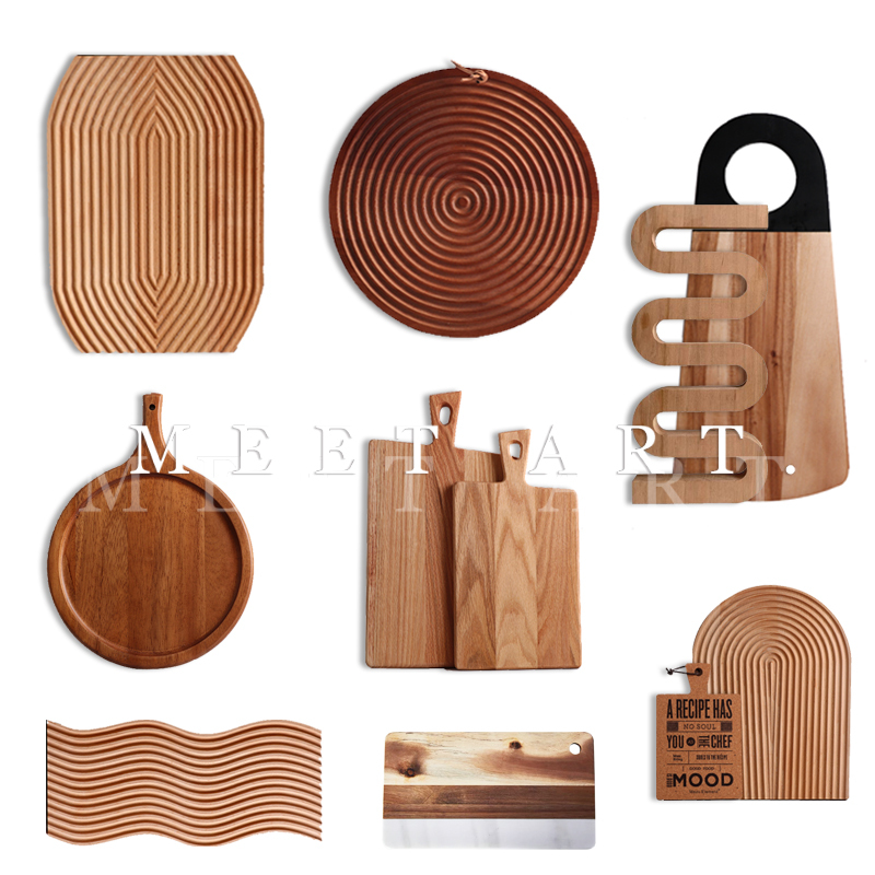 Modern Minimalist Creative Cutting Board, Serving Board, Bread Board, Decorative Tray, Model Room Kitchen Accessories, Soft Decoration