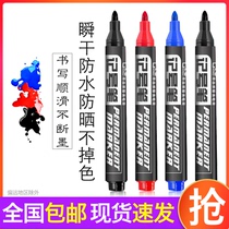 Marker Pen Wholesale Oily Pen Black Thin Marker Pen Large Head Pen Wholesale Disc Note Number Pen