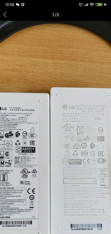 Brand New Lg 34Uc99 27Uk850 27Un880 27Ul850 Power Adapter 19V 7.37A Brand New Lg 34Uc99 27Uk850 27Un880 27Ul850 Power Adapter 19V 7.37A