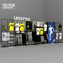 Crowdsmiths Workshop ZJF Clothing Specialty Shops Show Shelf Sports Goods Iron Art Display Racks Sportswear Shelves New D4