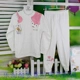 Xinshi BB Beibei mô hình mùa xuân và mùa thu bé trai và bé gái cổ áo cotton bộ đồ lót trẻ em 3-5 tuổi cửa hàng quần áo trẻ em