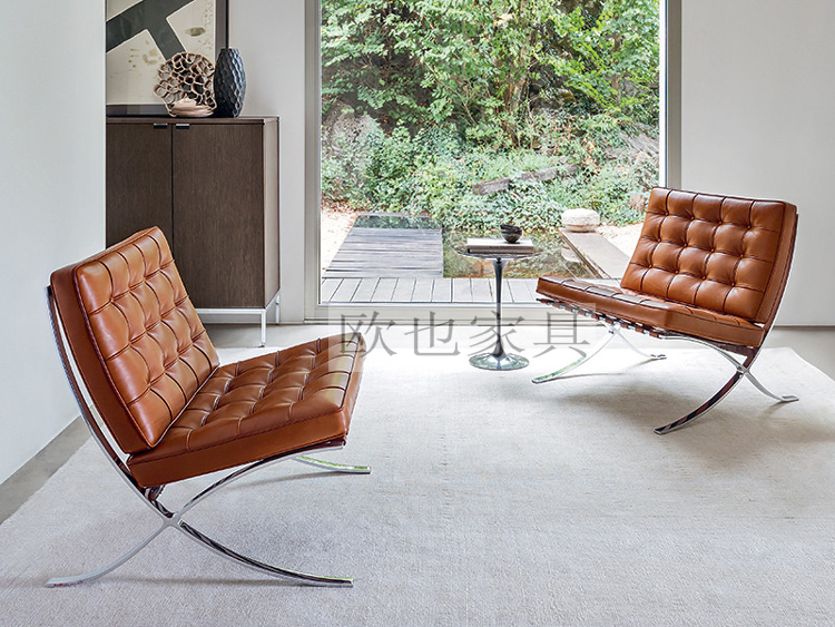 Thiết kế nội thất Bắc Âu ghế lưng cao ba ghế phòng chờ Barcelona ghế đơn phòng chờ ghế sofa nghiên cứu ghế sofa ghế bệt tựa lưng