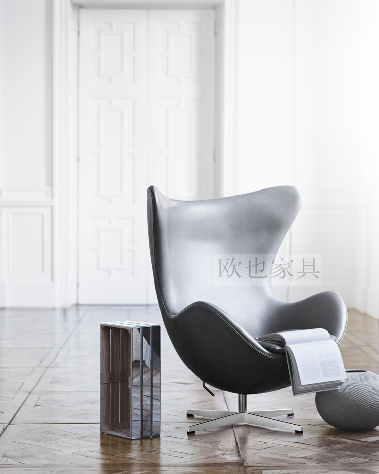 Bắc âu thiết kế EggChair trứng ghế phòng chờ ghế thời trang sáng tạo đồ nội thất da đơn giản ghế vỏ trứng ghế