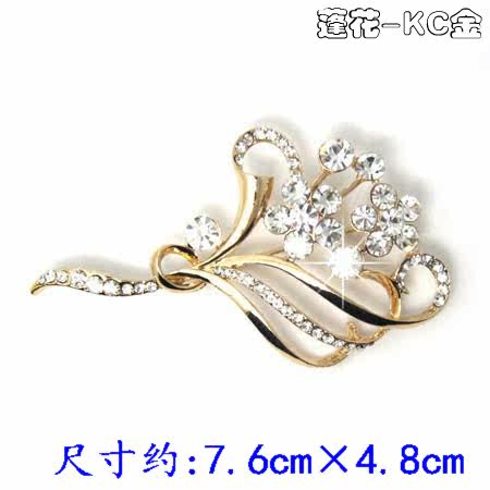 Broche femme en Zircon diamant - Ref 1178239 Image 9