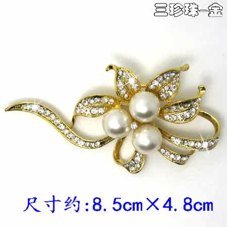 Broche femme en Zircon diamant - Ref 1178239 Image 7
