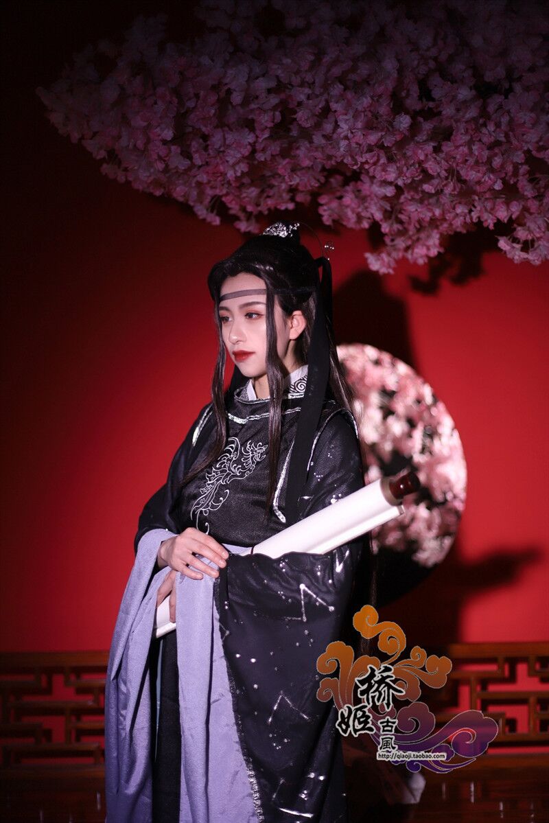 Lingwen Tianguan ancient style blessing women's clothing Ancient style Lingwen Zhenjun female cos bridge Ji ancient style