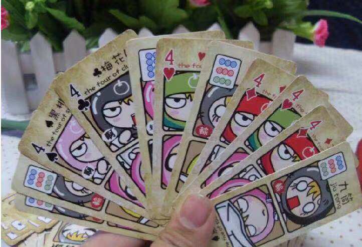 Home Travel Portable Mahjong Solitaire Mini Poker Rock paper Scissors Three-in-one Student party Bar game